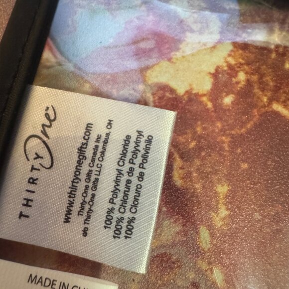 Thirty-One Clear Zipper Pocket Insert with R - Picture 3 of 4